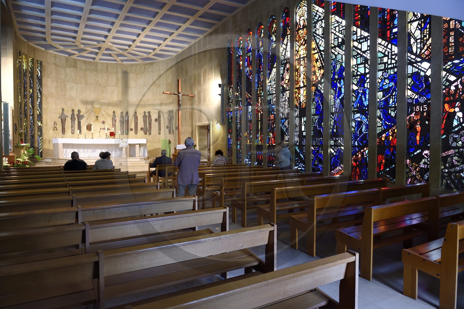 France, Var, Hyeres, Chapel of Our Lady of Consolation (Notre-Dame-de-Consolation) in the district of Costebelle