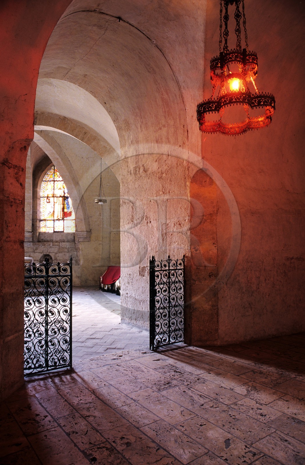 France, Eure-et-Loir (28), Chartres, cathédrale Notre-Dame de Chartres classée Patrimoine Mondial de l' UNESCO, chapelle de la crypte