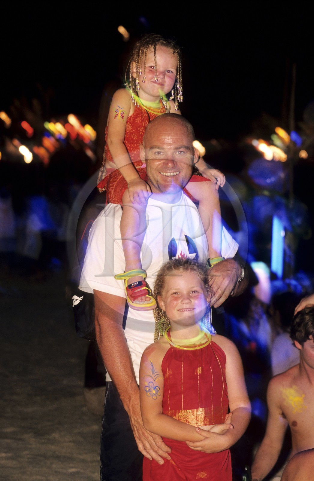 Thaïlande, Archipel îles Samui, Full Moon Party sur l' île de Koh Pha-Ngan
