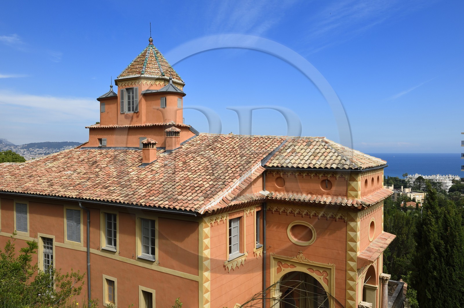 France, Alpes-Maritimes, Nice, Fabron hill, Abbaye de Roseland (Roseland abbey)