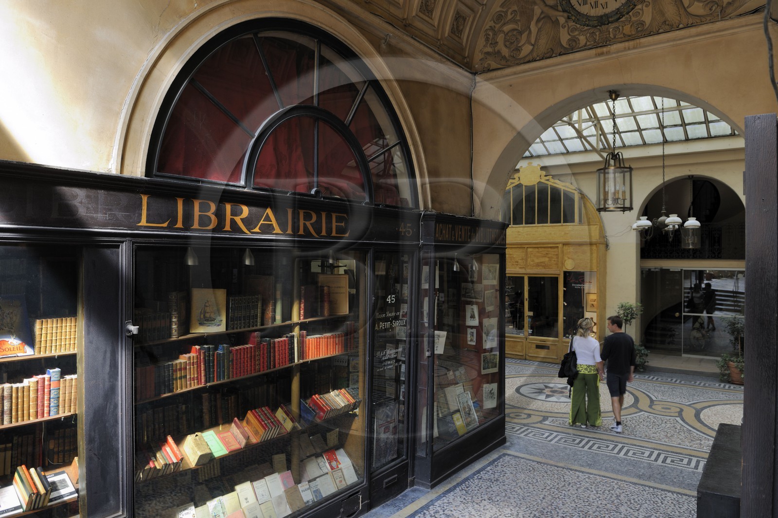 France, Paris (75), la galerie Vivienne, la Librairie Ancienne de François Jousseaume