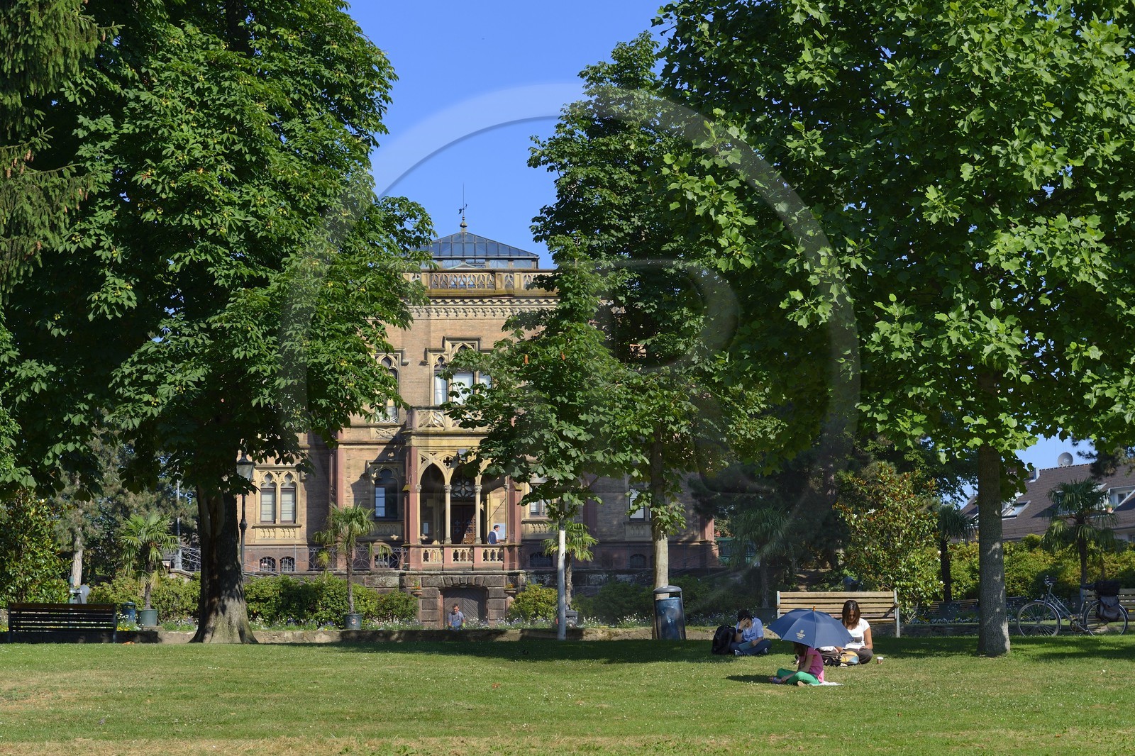 Germany, Baden-Wurttemberg, Freiburg im Breisgau, the Archaeology Colombischlössle Museum in Colombi park