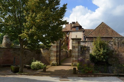 France, Bas-Rhin (67), La Petite Pierre, le chateau, Maison du Parc et siege du Parc Naturel régional des Vosges du Nord