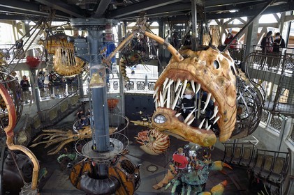 France, Loire-Atlantique (44), Nantes, les Machines de l'ile, le carrousel des mondes marins