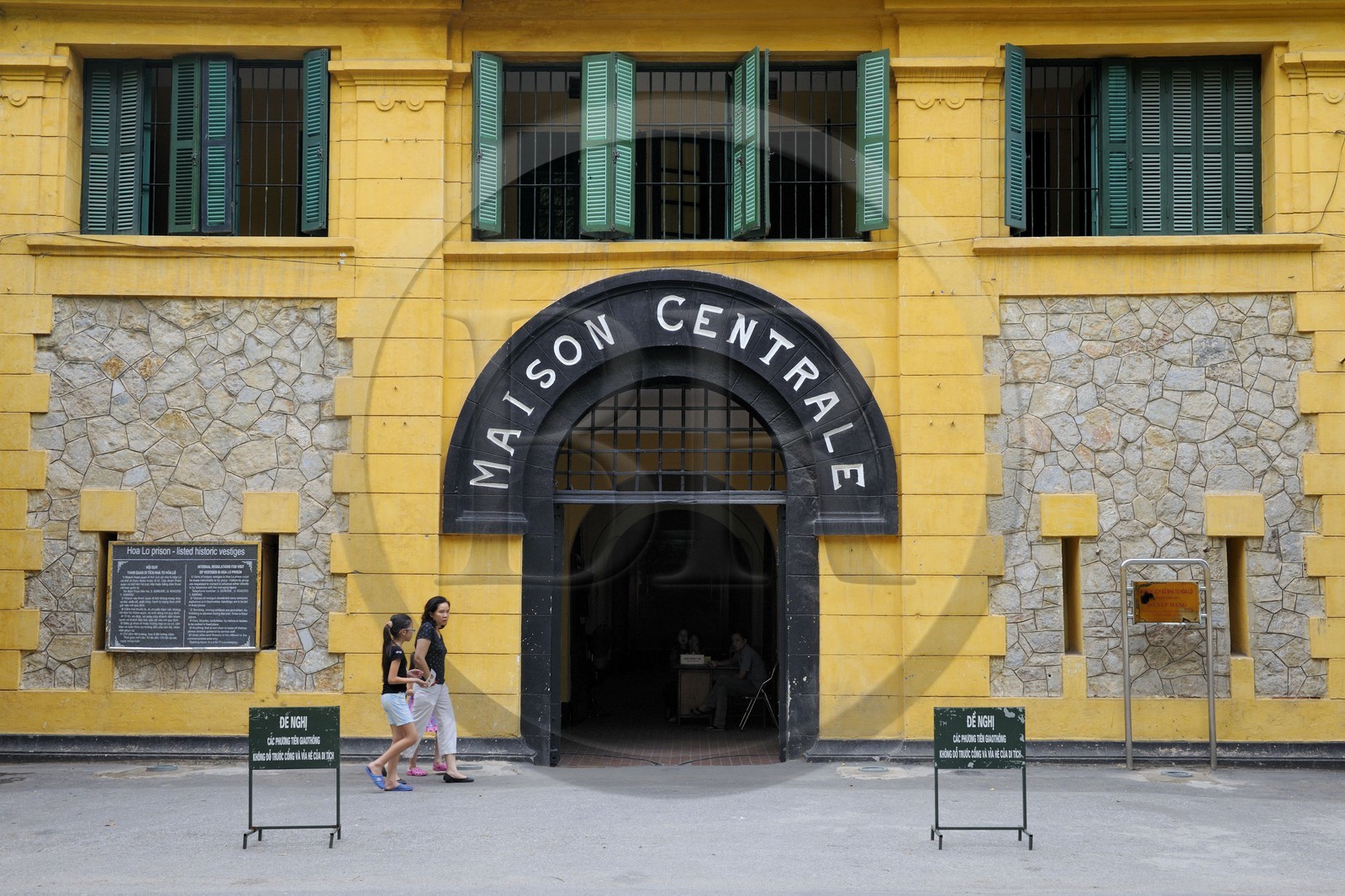 Vietnam. Hanoï, musée de la prison Hoa Lo (Hilton Hanoï) qui est l'ancienne prison centrale construite par les français