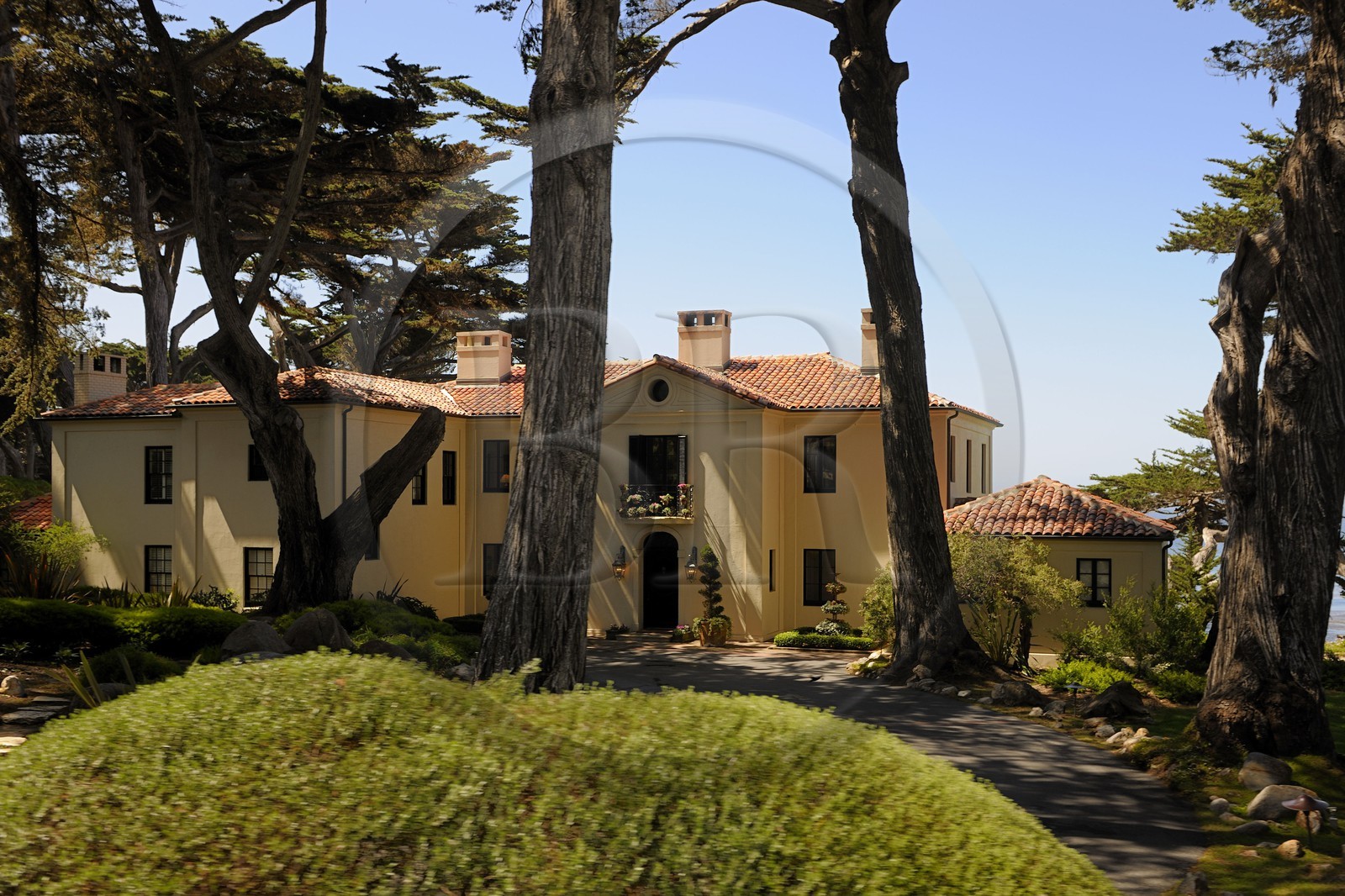 Etats-Unis, Californie, 17 mile drive, villa de luxe