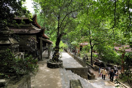 Vietnam, Ninh Binh province, Bich Dong pagoda, first temple