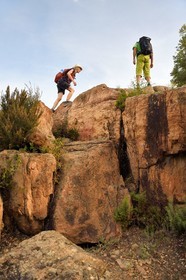 France, Var (83), entre Bagnols-en-Forêt et Roquebrune-sur-Argens, randonnée dans les Gorges du Blavet