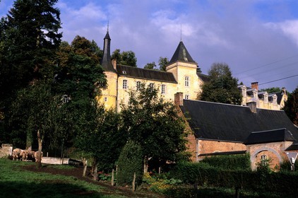 Belgique, Wallonie, le château de Villers-sur-Lesse