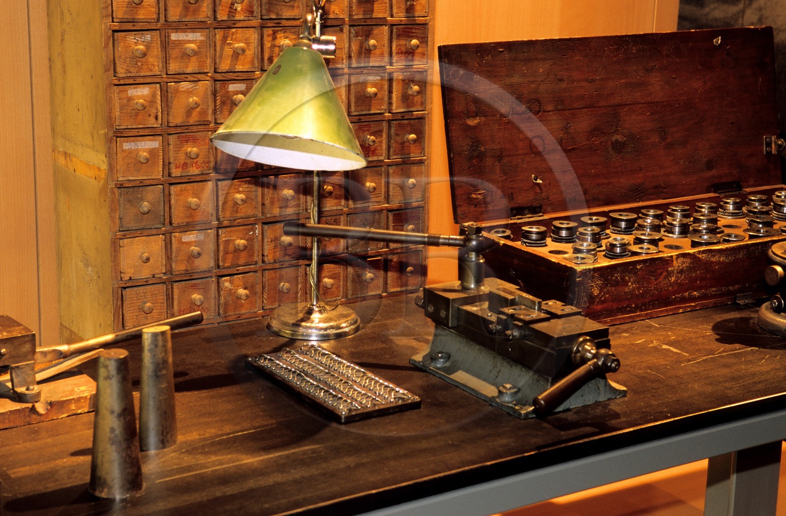 France, Jura (39), Morez, musée de la lunette