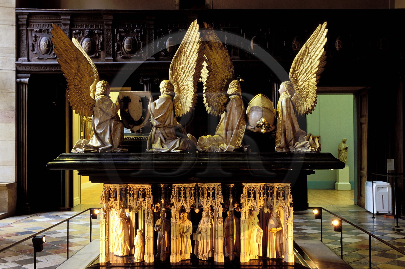 France, Cote d'Or, Dijon, Palais des Ducs et des etats de Bourgogne, Fine Arts museum, guardroom