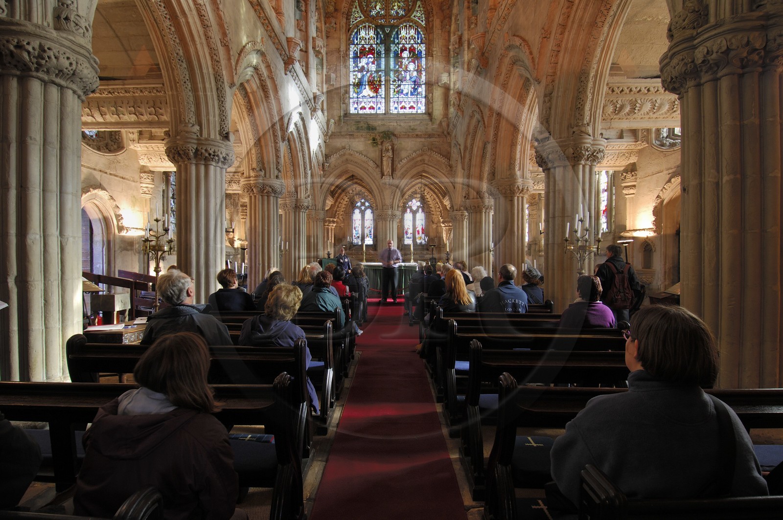 Royaume-Uni, Ecosse, Midlothian, Roslin, la Chapelle Rosslyn