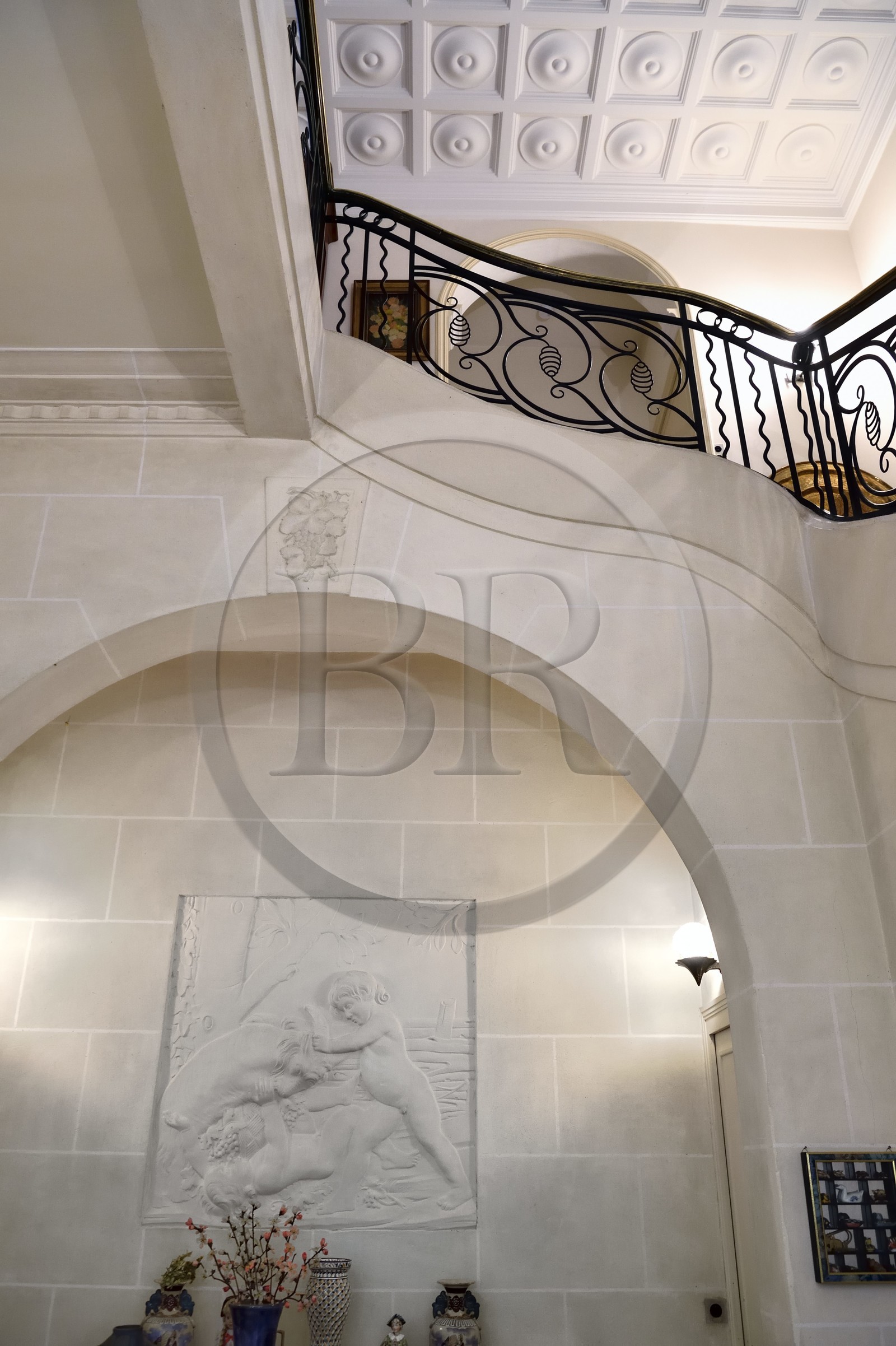 France, Allier (03), Vichy, Art Deco villa René Jeux