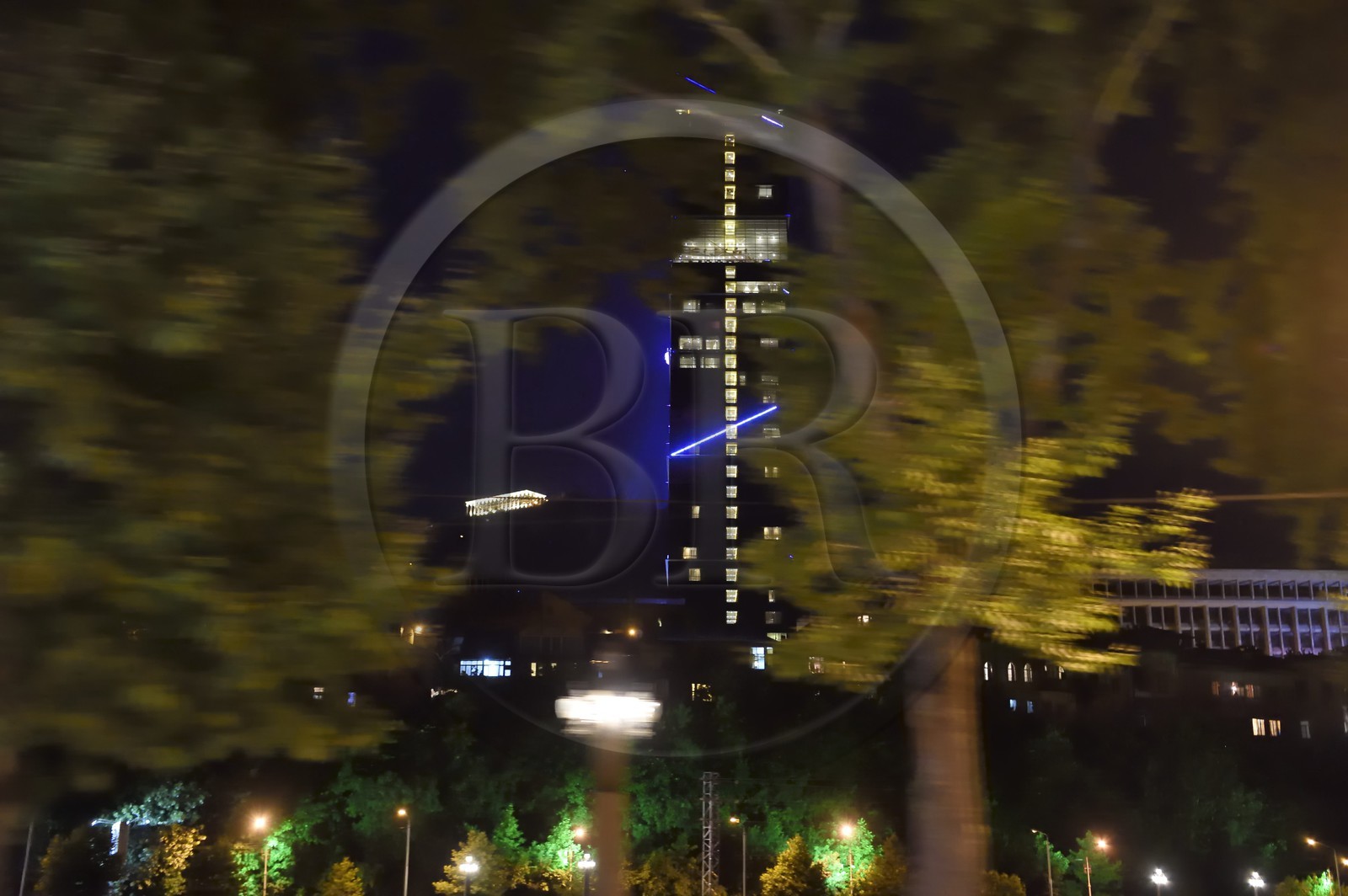 Georgia, Tbilisi, New Glass Biltmore Hotel Tbilisi Skyscraper