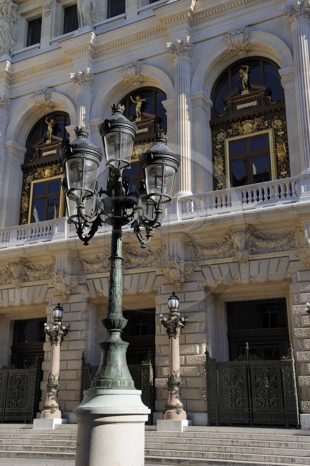 France, Paris (75), Le Théâtre national de l'Opéra-Comique aussi appelé salle Favart située place Boieldieu