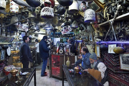 Iran, province d'Ispahan, Ispahan, la maison de thé et restaurant Chai Khaneh Azadegan