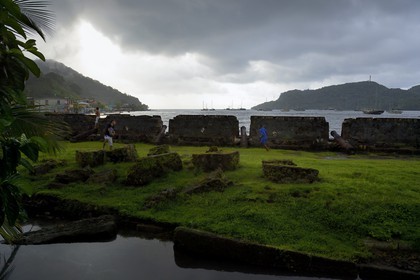 Panama, Colon Province, Portobelo, listed as World Heritage by UNESCO, San Jeronimo fort dating from the Spanish era