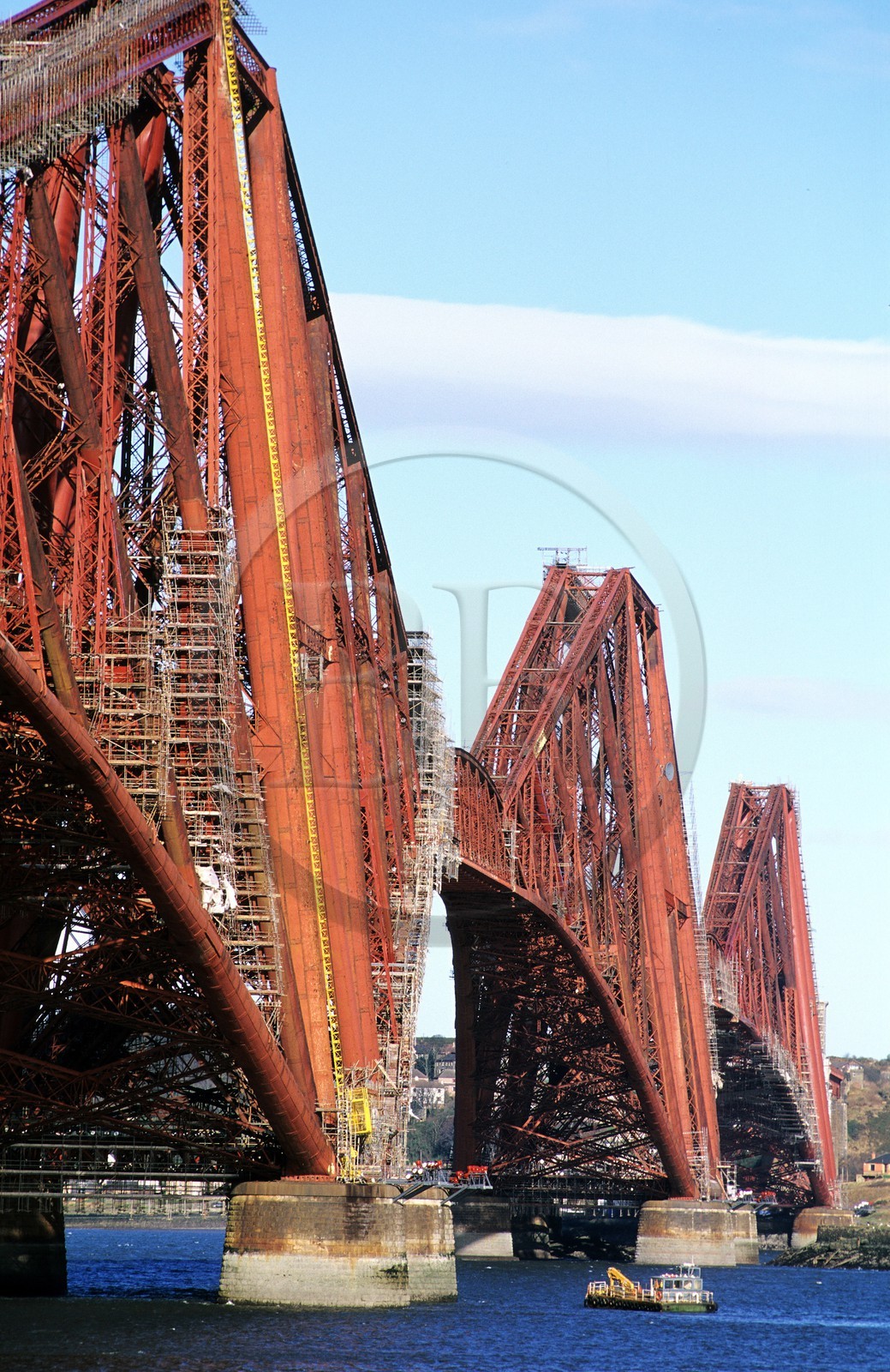 Royaume-Uni, Ecosse, Firth of Forth, Forth railway bridge (pont ferroviaire de Forth)