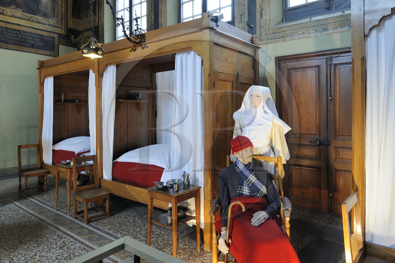 France, Côte-d'Or (21), l'Hôtel-Dieu des Hospices de Beaune, salle Saint Hughes