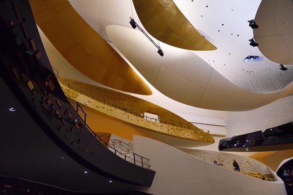 France, Paris (75), Le Philarmonie de Paris de l'architecte Jean Nouvel