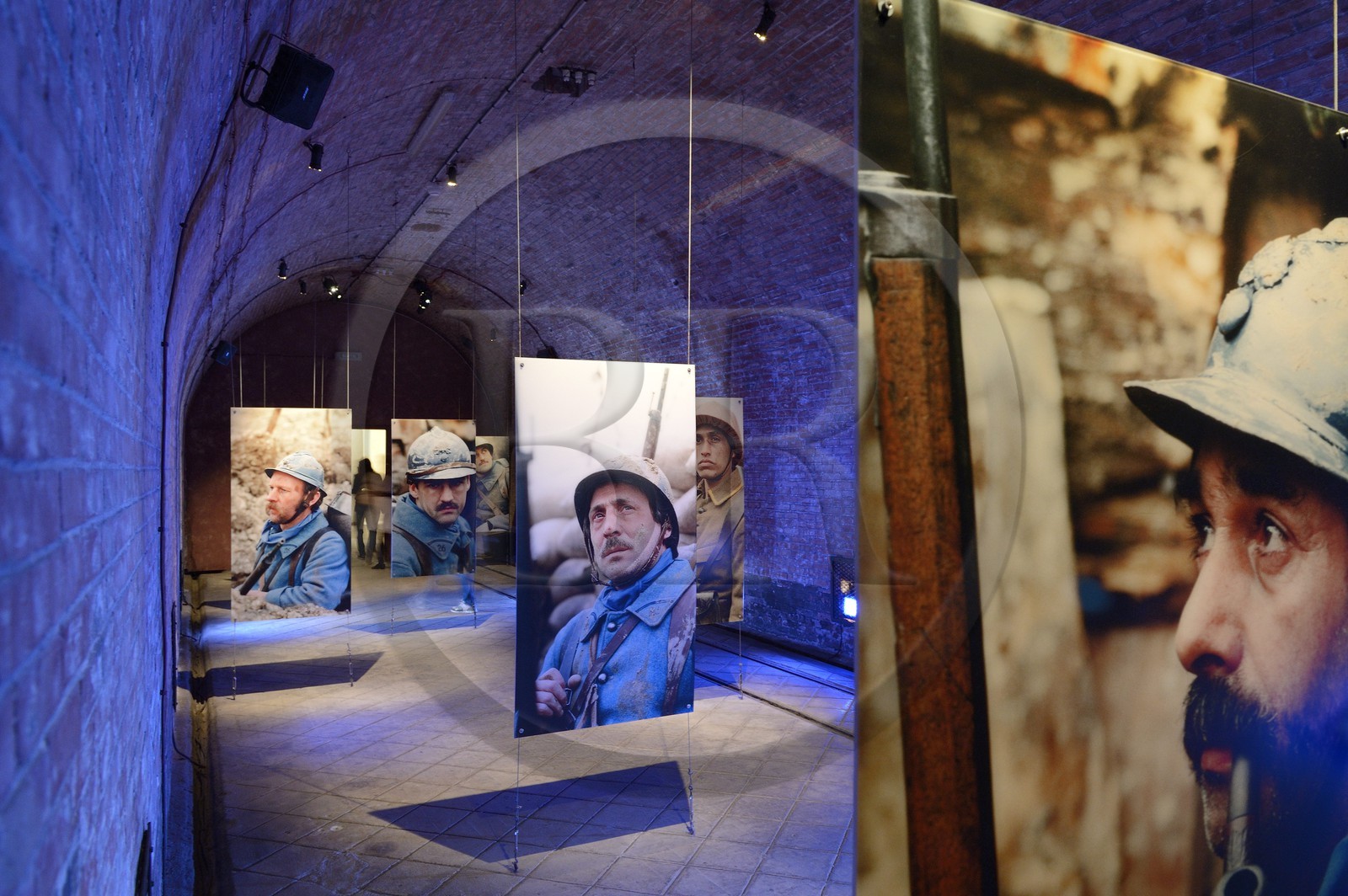 France, Meuse, Verdun, Underground Citadel, underground command post during the First World War where more than ten thousand men lived