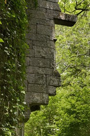 France, Finistère (29), Pont-Aven, Nizon, chateau de Rustephan, ancien manoir du XVe et du XVIe siècle en ruine