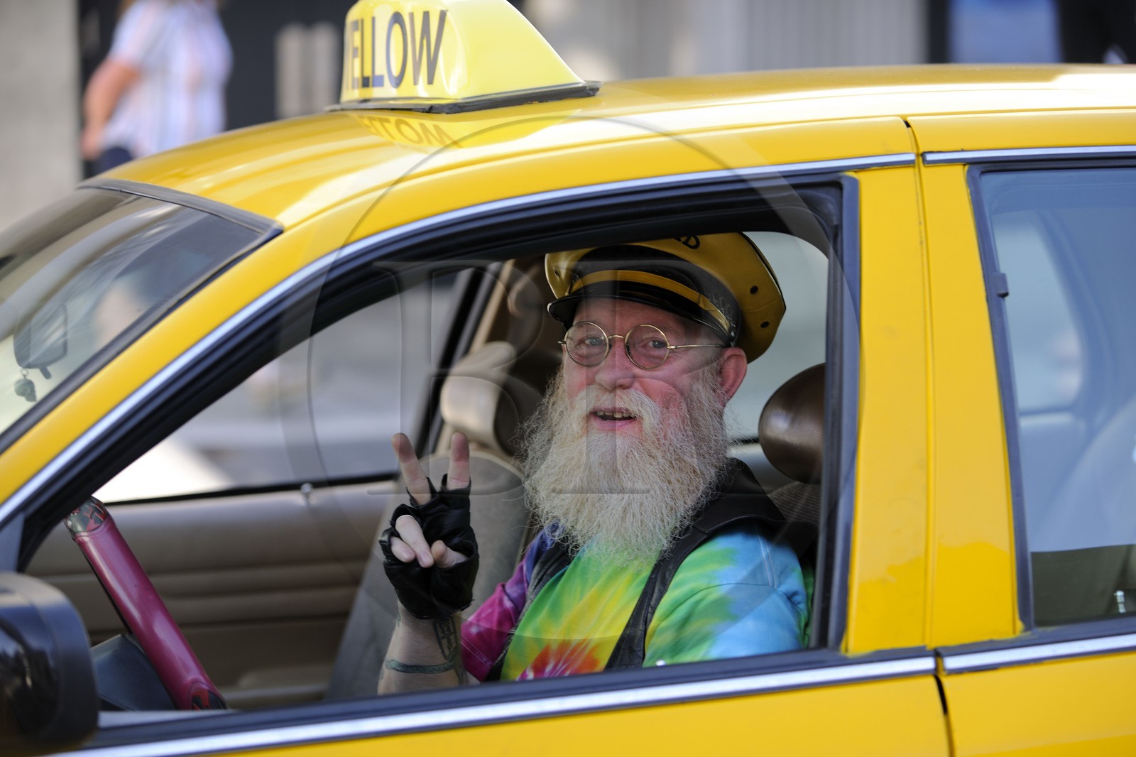 Etats-Unis, Californie, Monterey, taxi dans Cannery Row