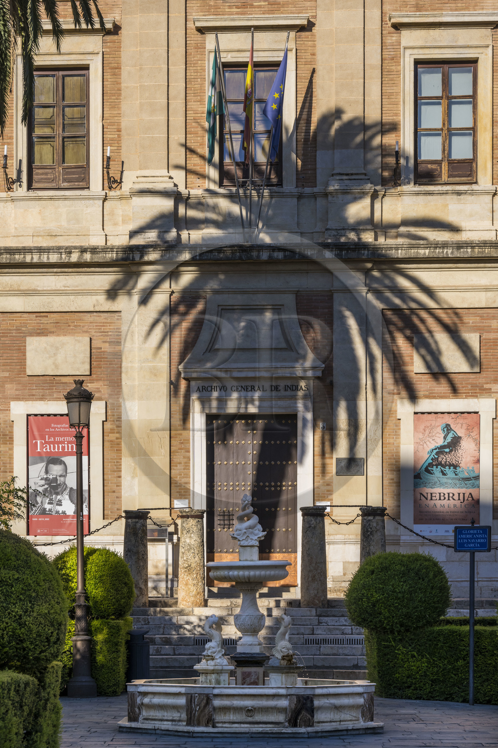 Espagne, Andalousie, Séville, Archives générales des Indes (Archivo General de Indias), classé Patrimoine Mondial de l'UNESCO