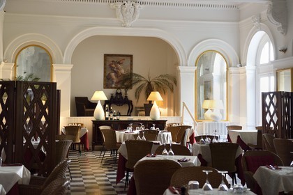 France, Corse-du-Sud (2A), Ajaccio, restaurant Grand Café Napoléon sur le Cours Napoléon