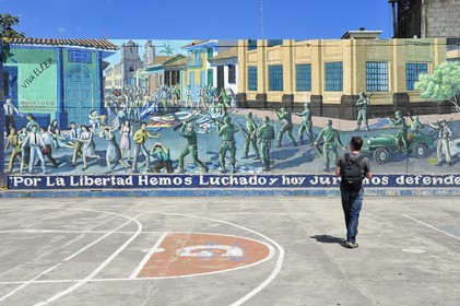 Nicaragua, Leon, murals of the Sandinista Revolution