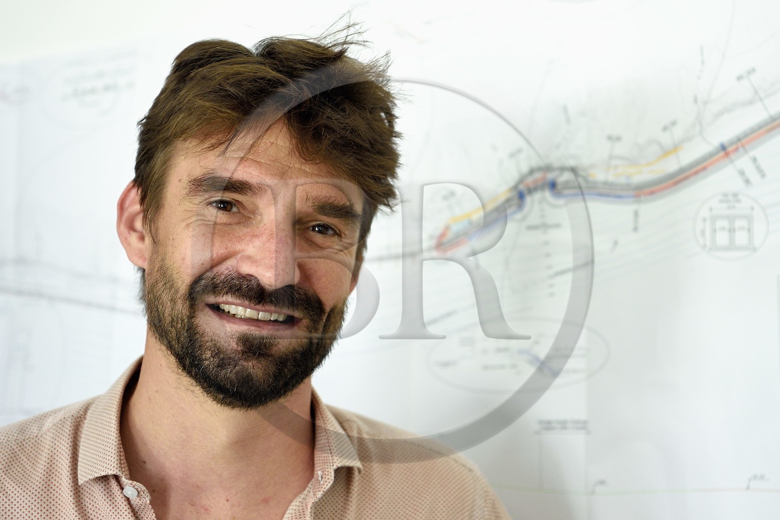 France, Ile de la Reunion, Saint-Denis, Saint-Denis, Olivier Tricoire, directeur d'opération Nouvelle Route de Littoral (NRL)