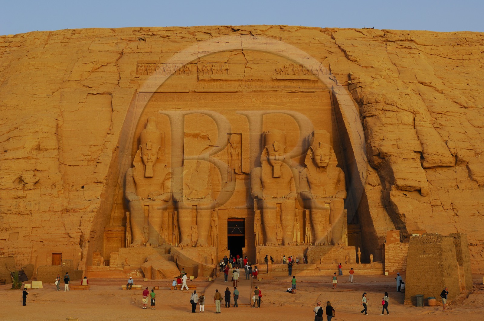 Egypte, Haute Egypte, Nubie, Abou Simbel, site classé Patrimoine Mondial de l'UNESCO, temple de Ramsès II