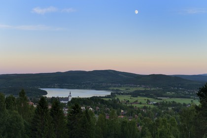 Sweden, Dalarna County, Leksand area, Siljansnäs on the shore of Lake Siljan