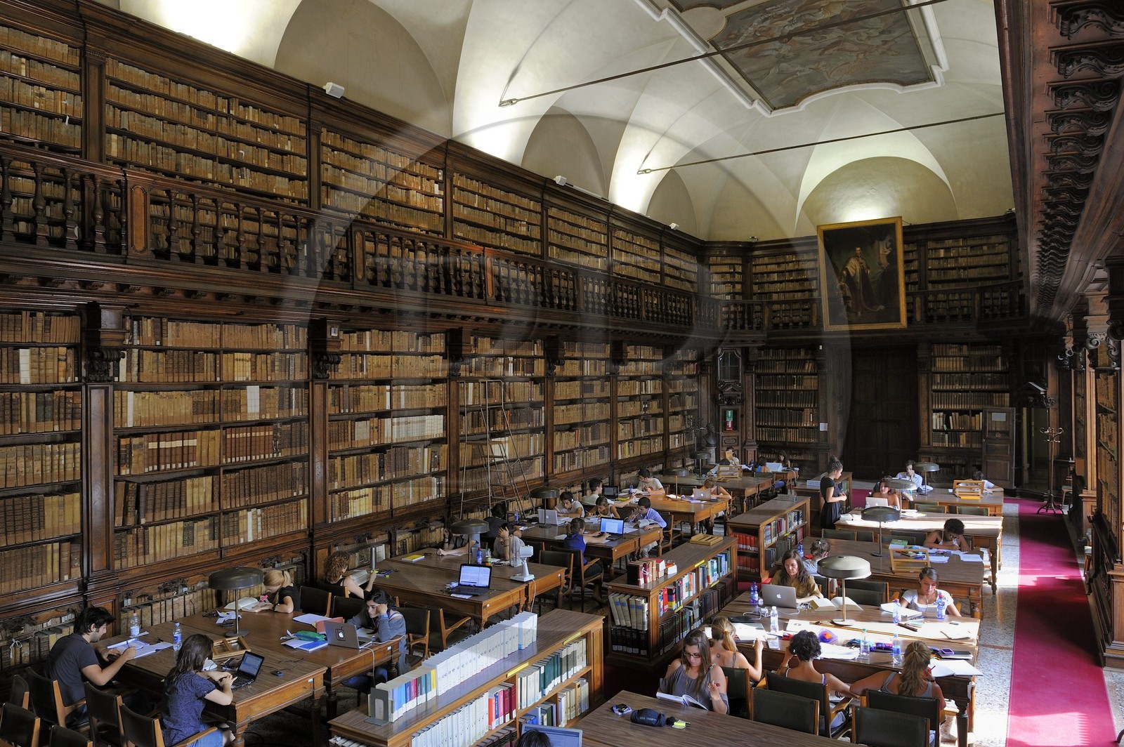Italie, Lombardie, Milan, Académie de Brera (Accademia di Brera), bibliothèque Nationale de Brera (Biblioteca Nazionale Braidense)