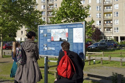 Allemagne, Berlin, Berlin-Mitte, emplacement du bunker de Hitler