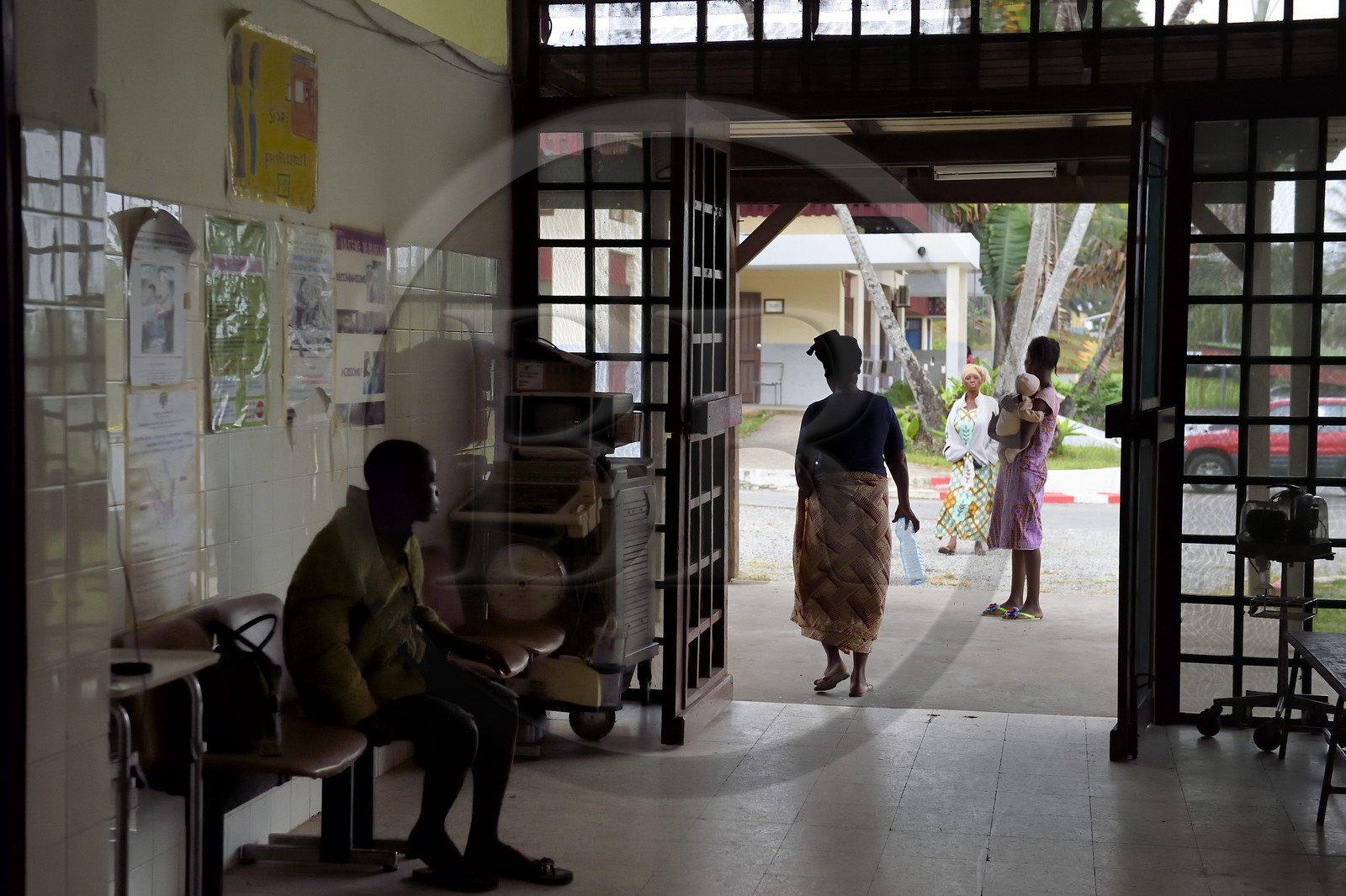 Gabon, Province du Moyen-Ogooué, Lambaréné, Hopital Albert Schweitzer, la Maternité
