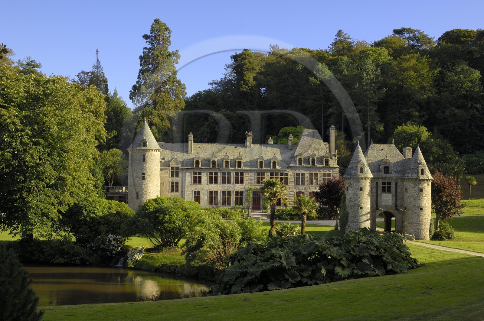 France, Manche, Cap de la Hague, castle of Nacqueville