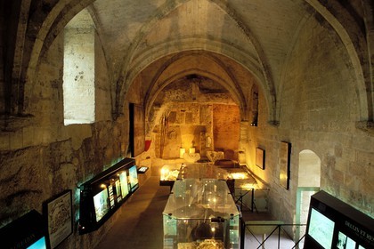 France, Bouches-du-Rhône (13), Les Baux-de-Provence, labellisé Les Plus Beaux Villages de France, musée d' histoire