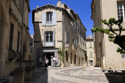France, Gard, Uzes, Port Royal street