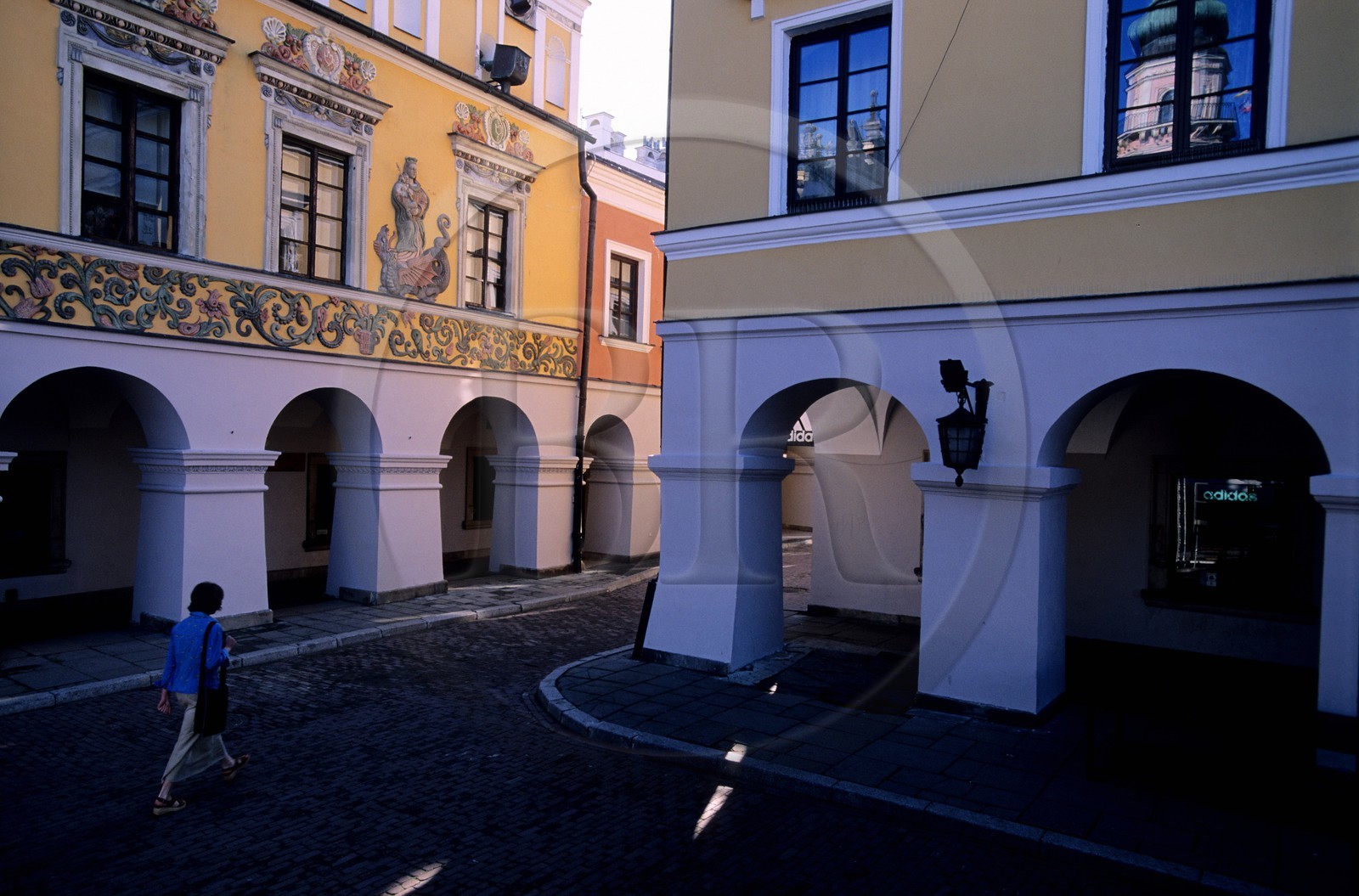 Poland, Lublin district, Renaissance city of Zamosc (Unesco World Heritage Site), the Madonna's House on Market Square, build by rich Armenians merchants