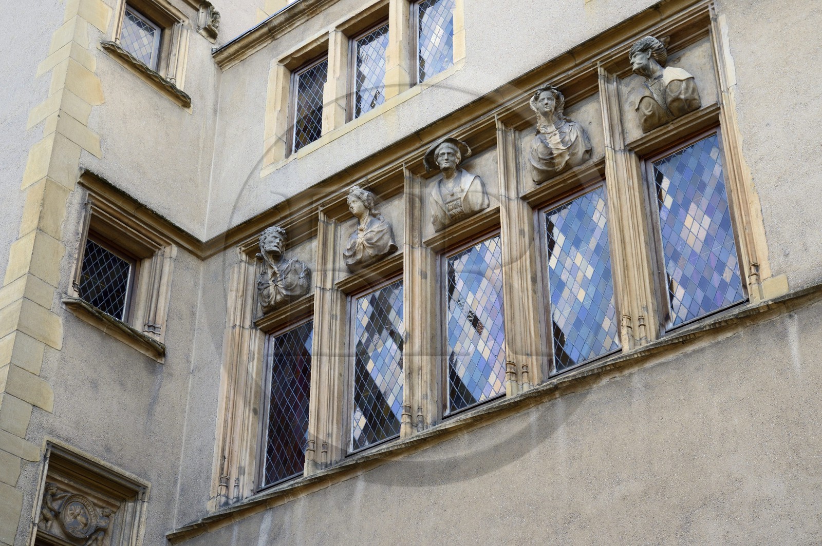 France, Moselle (57), Metz, la maison des Têtes (1529) située En Fournirue