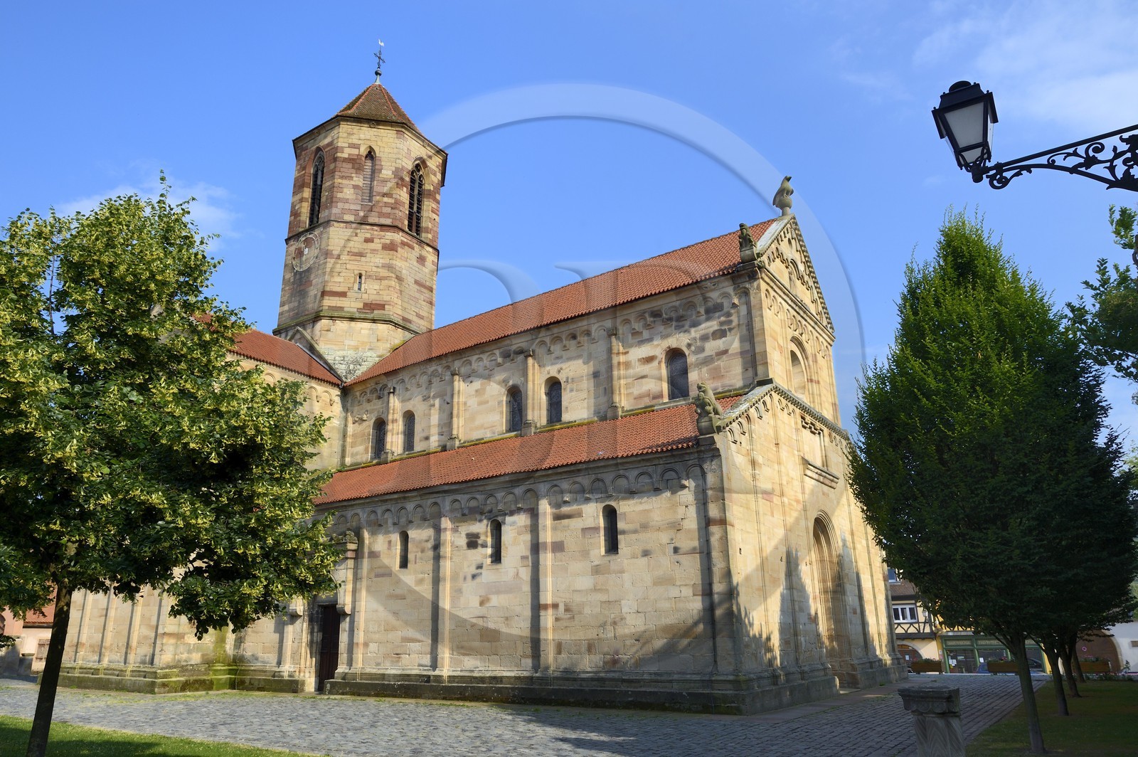 France, Bas-Rhin (67), Rosheim, église romane Saint-Pierre et St-Paul