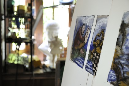 France, Eure (27), Marcilly sur Eure, Gérard Garouste