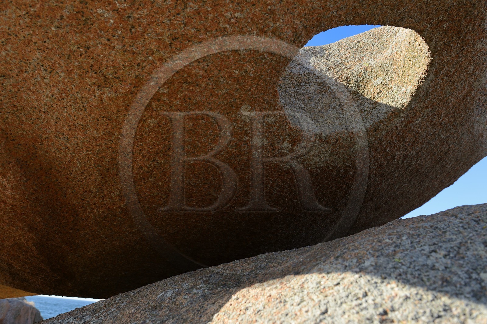 France, Côtes-d'Armor (22), Côte de Granit Rose, Trégastel, l'Ile Renote