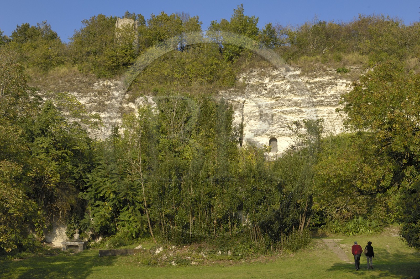 France, Charente-Maritime (17), Mortagne-sur-Gironde, l'Ermitage Saint-Martial