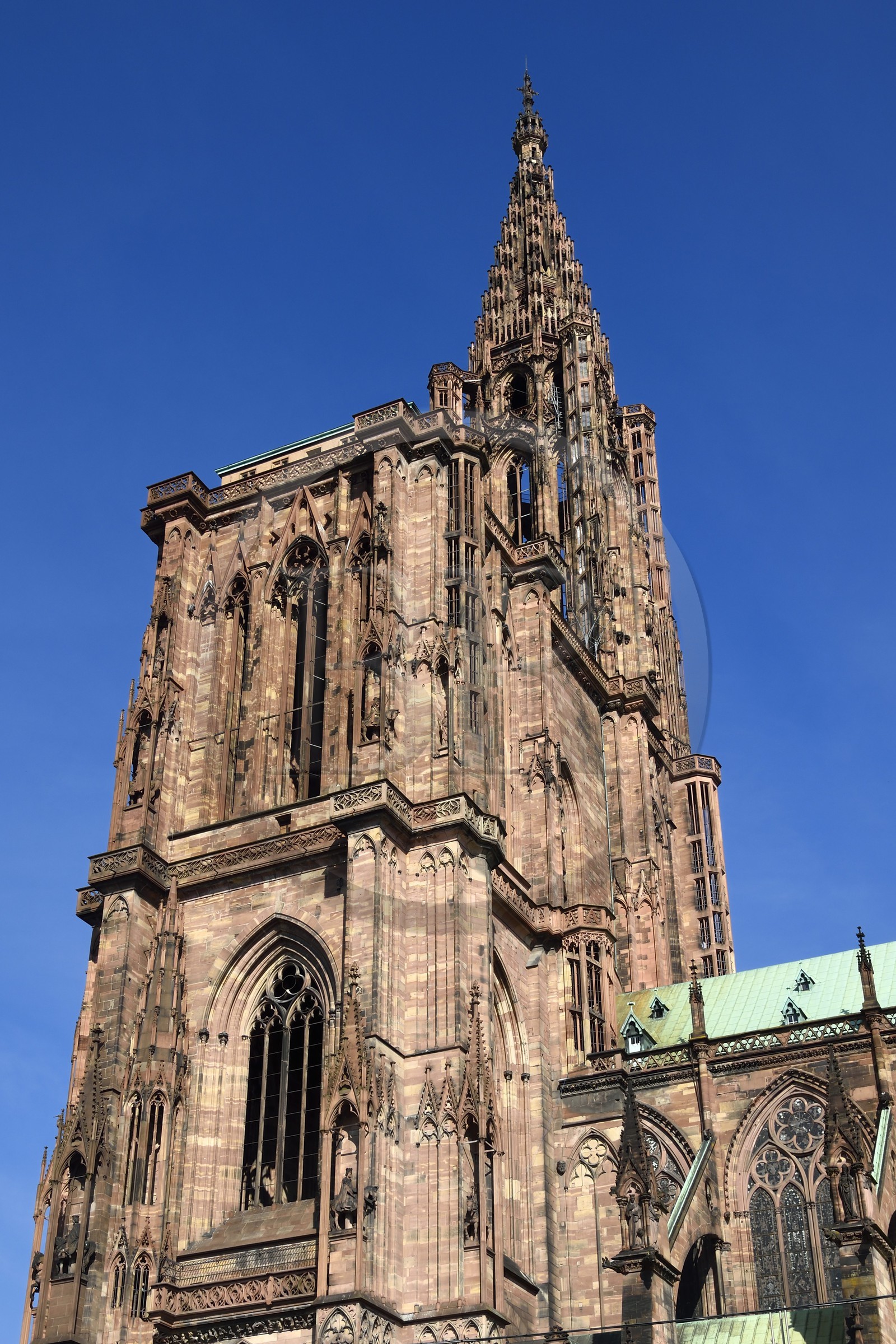 France, Bas Rhin, Strasbourg, listed as World Heritage by UNESCO, the Notre Dame Cathedral