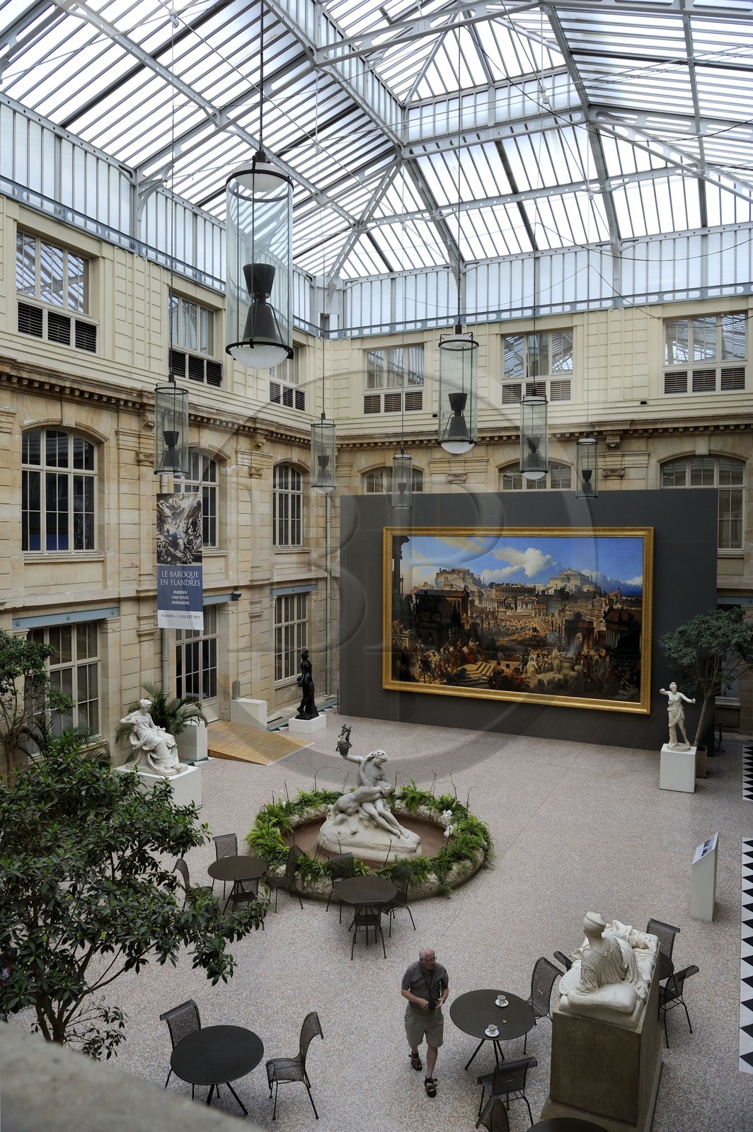 France, Seine-Maritime (76), Rouen, le musée des Beaux-Arts, le hall principal