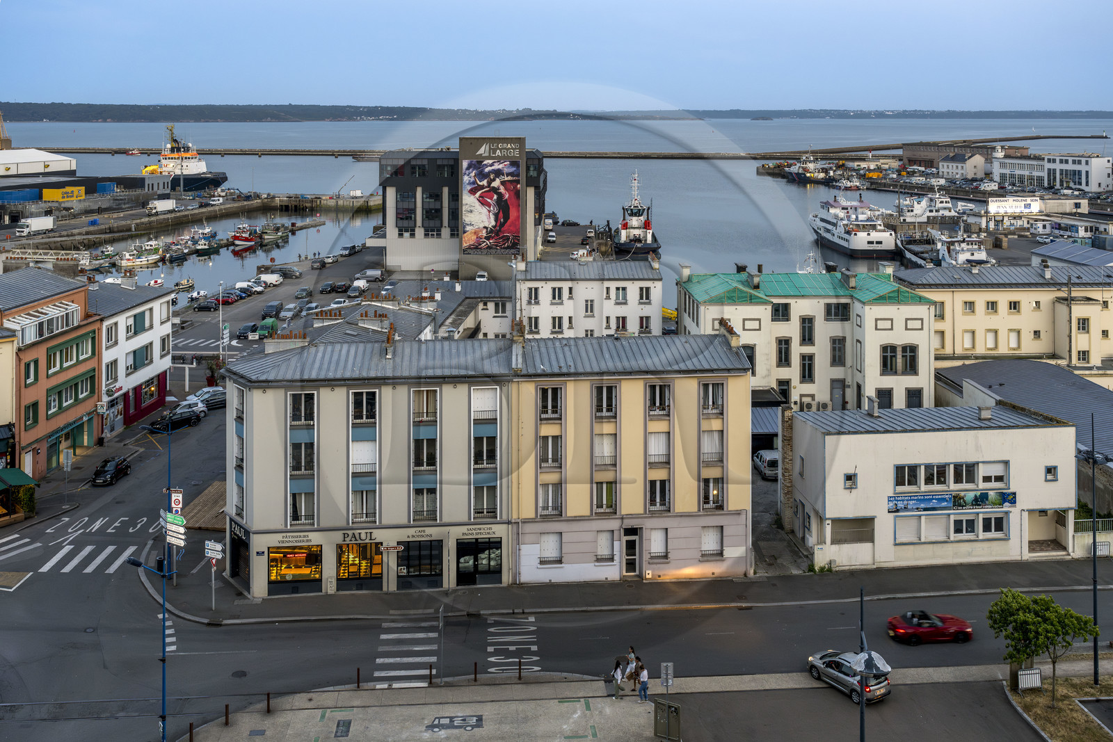 France, Finistère (29), Brest, le port de commerce