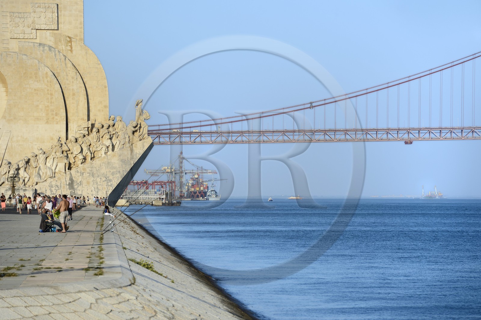 Portugal, Lisbon, Belem District, Padrao dos Descobrimentos (Monument to the Discoveries) dated 1960