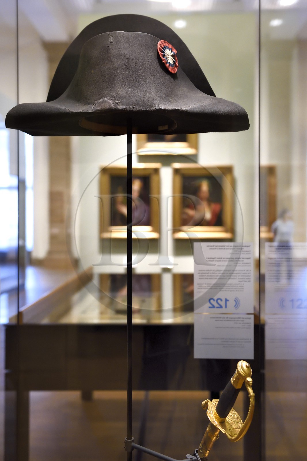 Allemagne, Berlin, le Deutsches Historisches Museum (musée de l’histoire allemande), l'épopée Napoléonienne, Le bicorne de Napoléon de la bataille de Wareloo